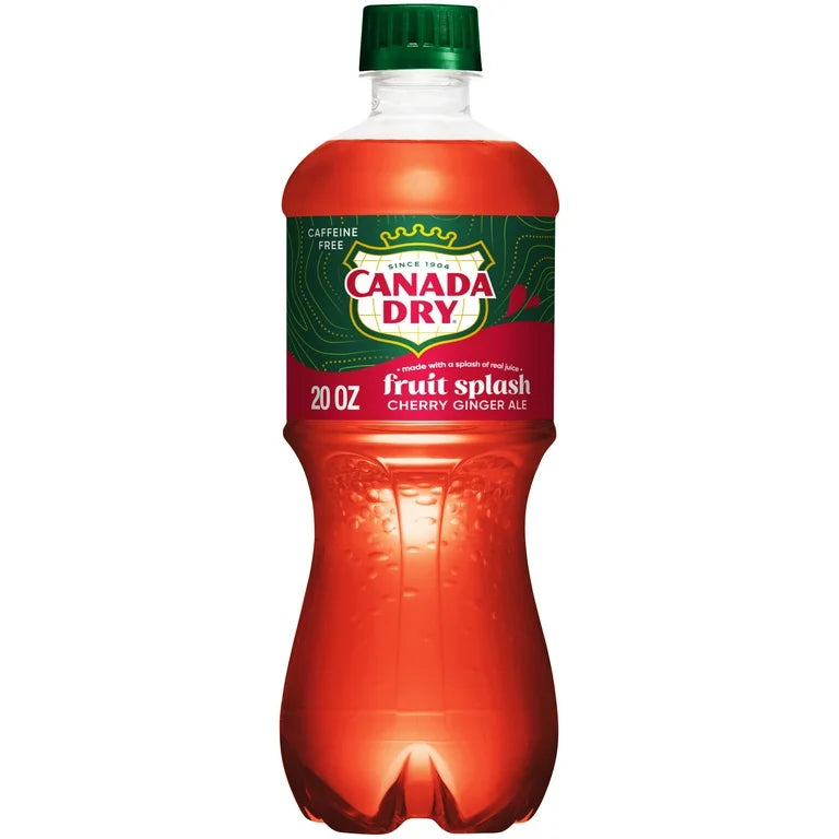 24 PACK Canada Dry Fruit Splash (20oz) (USA)