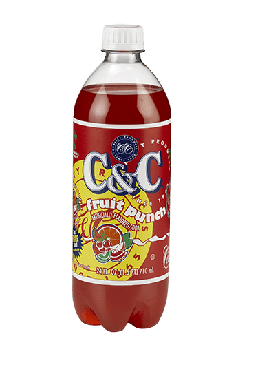 C&C Soda Fruit Punch 710ml (USA)