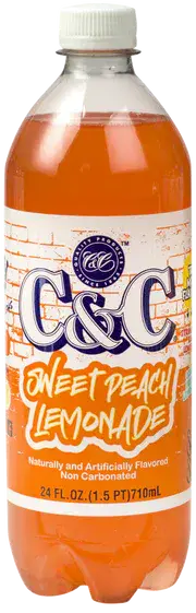 C&C Sweet Peach Lemonade Bottle 710ml (USA)