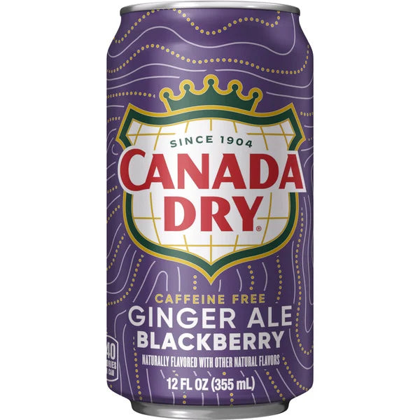 Canada Dry Ginger Ale BlackBerry (12 Oz) (USA)