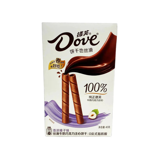 Dove Galaxy Hazelnut Chocolate Wafer Sticks (40g) (China)