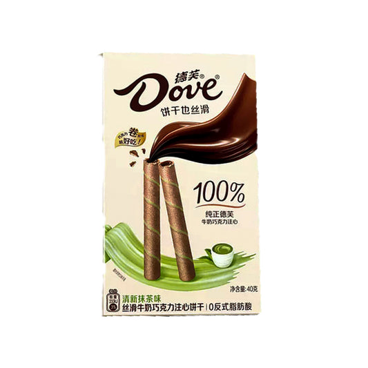 Dove Galaxy Matcha Filled Chocolate Wafer Sticks (40g) (China)
